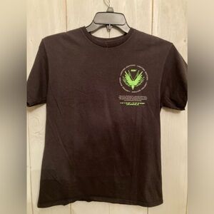Maverick (Logan Paul) White Bird Graphic Print Neon Green Black T-Shirt S-SM New